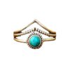 oly-d93ea68a1abdda8626fbd868c4eb6080 Wholesale Bohemian Turquoise Tone Hollow Out Ring For Women Fashion Accessory Gift