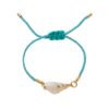 oly-d9d5d30562f8468e22e8caefe7b58dd1 Wholesale Chic Seaside Vacation Bracelet Stainless Steel Woven Rope Conch Design Jewelry Accessory For Resale