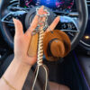 Wholesale Fashion Cowboy Hat Keychain Car Key Ring Bag Charm Decorative Gift For Birthday