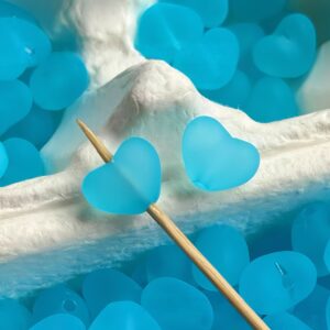 07-milk blue / Size is about 10*12.7mm, hole diameter is about 2mm