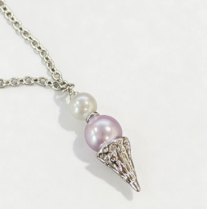 7 ice cream light purple necklace