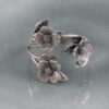 oly-da513adb7615d2b2ff12f96b240e2ccd Wholesale Vintage Flower Open Ring Adjustable Silver Alloy Jewelry Accessory Gift For Women