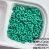 Wholesale Acrylic Donut Spacer Beads Pink Baking Paint Finish DIY Jewelry Phone Chain Accessory