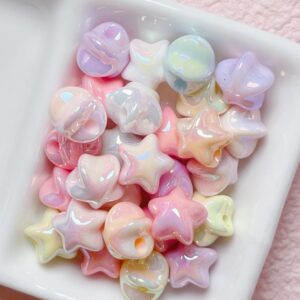 09-randomly mixed colors / The size is about 12mm, the hole diameter is about 3mm (sold by piece)