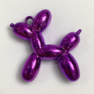 04# metallic purple / The size is about 45*46mm, the thickness is about 13mm, and the aperture is about 3.5mm (sold by unit)