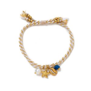 Starfish pendant bracelet