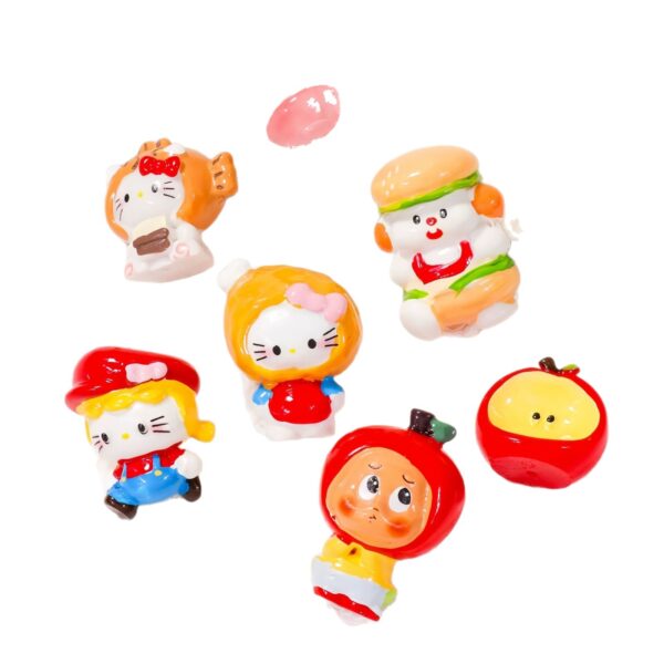 oly-dba57735465a9680db2ea2f78ea4a3bc Wholesale Cute 3D Painted Star Resin Charms for DIY Phone Chain Keychain Bag Accessory