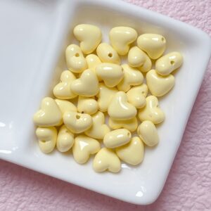 04-light yellow / Size is about 10mm, hole diameter is about 1mm