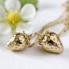 oly-dbfb74edca5224a19ca968ab21b884c6 Wholesale Modern Electroplating Copper Strawberry Pendant Necklace And Earrings Set For Everyday Wear Boutique Jewelry Gift