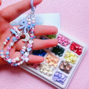 16-randomly mixed colors / Size is about 8mm, hole diameter is about 1.8mm