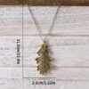 oly-dc672b7da66da4503241e4d349f80b22 Wholesale Vintage Gold Oak Leaf Pendant Necklace Stylish Fashion Jewelry Accessory For Women
