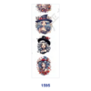 oly-dc7cf7e32174ddb36d5949cb97ad1dde Wholesale 2/8/16pcs Halloween Sugar Skull Gothic Witch Lady Print Pen and Bookmark Stickers UV DTF Wraps OLY Exclusive