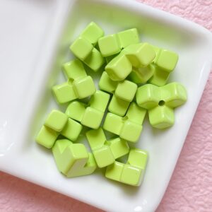 07-fruit green / Size is about 12mm, hole diameter is about 2.6mm