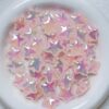 Wholesale Blue Acrylic Jelly Star Beads UV Plated DIY Phone Chain Jewelry Accessory