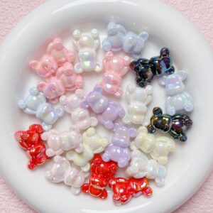 09-randomly mixed colors / The size is about 25*17mm, the hole diameter is about 2.5mm (sold by piece)