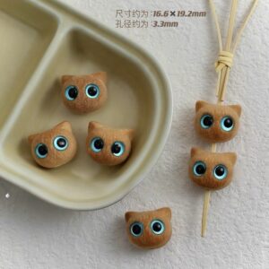 10-Brown blue eyes / See picture for size (sold by piece)