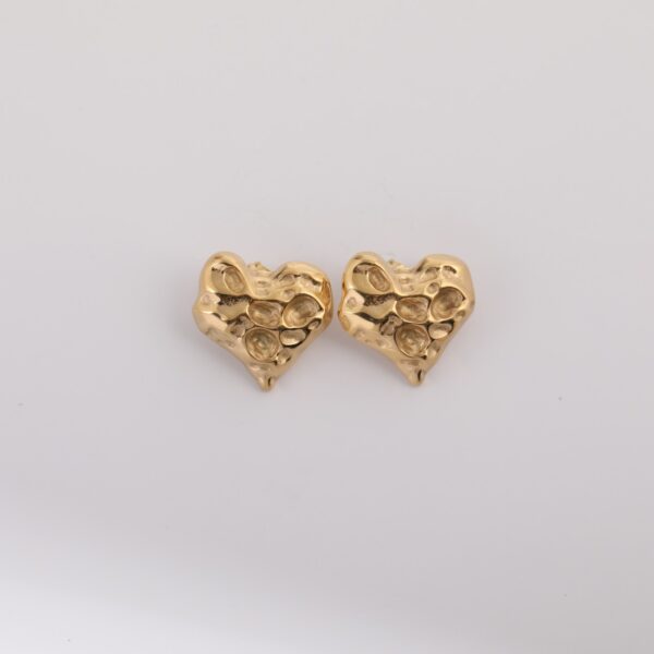 oly-dd92ac07166eda600fd463e2f0931633 Wholesale Stylish Stainless Steel Mirror Heart Earrings Fashion Jewelry Accessory For Everyday Wear