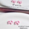 oly-ddb25de2c1a45e7efea4f1659c7f4001 Wholesale Fashion Bow Acrylic Beads for DIY Jewelry Making Bag Charm Keychain