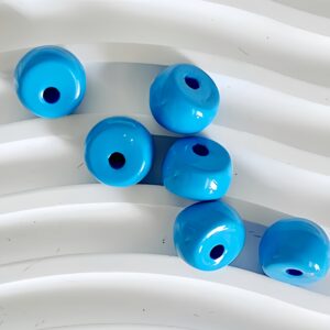 09-blue / Size is about 9*12mm, hole diameter 2.5mm
