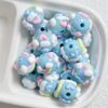oly-ddb9eae9e5e54fc936b596ac25d28967 Wholesale Hand Painted Acrylic Loose Beads DIY Jewelry Making Supplies Trendy Fashion Accessory Gift Boutique Resale