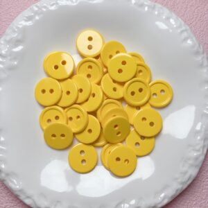 04-yellow / Size is about 25mm, hole diameter is about 3.8mm