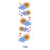 oly-de09f333f88f41d49e2dd7f99b55402e Wholesale 2/8/16pcs Sweet Dessert Floral Sun Cloud Heart Food Print Pen and Bookmark Stickers UV DTF Wraps OLY Exclusive