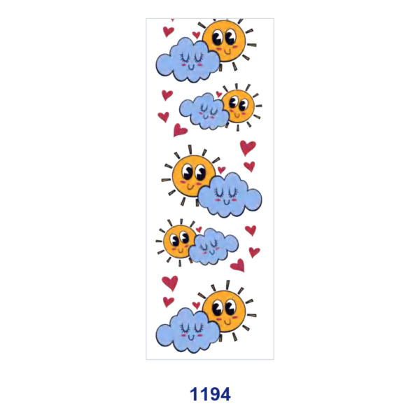 oly-de09f333f88f41d49e2dd7f99b55402e Wholesale 2/8/16pcs Sweet Dessert Floral Sun Cloud Heart Food Print Pen and Bookmark Stickers UV DTF Wraps OLY Exclusive