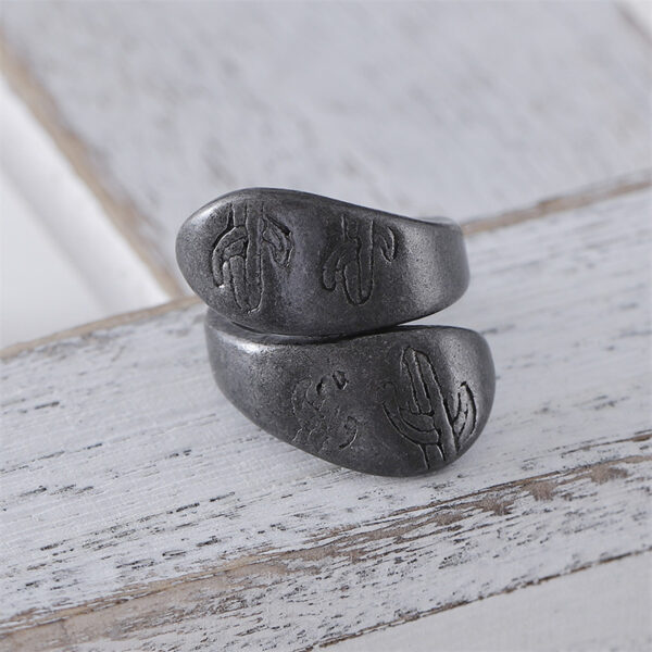 oly-deb15996a180f82790b41c886912c9db Wholesale Cactus Star Adjustable Ring Retro Desert Design Unisex Fashion Accessory Gift And Boutique Resale