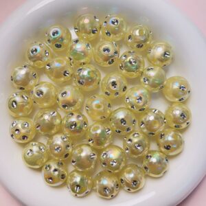 06-yellow / The size is about 16mm (sold by piece)