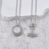 oly-df3fa745d92405fee77b774d10ddda62 Wholesale Nordic Viking Vintage Anchor Pendant Necklace Rune Design Alloy Jewelry Fashion Accessory Gift