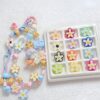 oly-df645b2fa52fe7883721ea75b338bf22 Wholesale Acrylic Painted Red Flower Loose Beads DIY Phone Charm Keychain Jewelry Accessory
