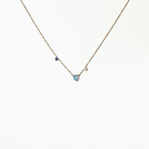 Three (gold) blue aoz