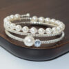 oly-e06e79707aacefa2c4fd2e43d152cfc0 Wholesale Electroplated Rhinestone Zircon Open Wrap Bracelet Stylish Bridal Women S Jewelry Gift