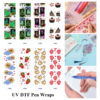 oly-e113274480602cb25a4e211eaa482501 Wholesale 2/8/16pcs Sweet Dessert Floral Sun Cloud Heart Food Print Pen and Bookmark Stickers UV DTF Wraps OLY Exclusive