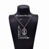 oly-e136ef0f4aaa478b502881e623ff5508 Wholesale Antique Silver Finish Zinc Alloy Oval Witch Pendant Necklace Trendy Jewelry Accessory For Gift And Boutique Resale
