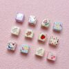 Wholesale Cartoon Puppy Polka Dot Acrylic Loose Beads for DIY Bracelet Necklace Jewelry Making Fashion Accessory Gift