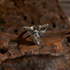 Wholesale Silver Zinc Alloy Angel Wing Ring Retro Men S Fashion Accessory Everyday Gift