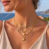 oly-e1dae92665eb981650ef5ebe57f6b221 Wholesale Star Moon Heart Zircon Pendant Necklace Electroplating Copper Fashion Accessory Trendy Gift For Casual Everyday Wear And Boutique Resale
