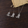 oly-e1e19ce3373a573a48197b27c22a3163 Wholesale Alloy Electroplated Retro Cowboy Boot Earrings Necklace Jewelry Set Party Gift