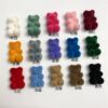 oly-e1f38e2e60703cc5a9535caebd1e183a Wholesale Colorful Flocked Bear Beads Acrylic DIY Charm Supplies for Jewelry Making Earrings Fashion Accessory