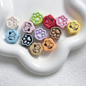 13-randomly mix colors / Size is about 20mm, hole diameter is about 4mm