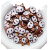 Wholesale Trendy Cat Head Acrylic Painted Beads 3 Hole DIY Phone Chain Keychain Jewelry Accessory OLY Exclusive