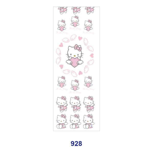 Wholesale 2/8/16pcs Cute Cartoon Cat Lock Heart & Colorful Butterfly Print Pen and Bookmark Stickers UV DTF Wraps OLY Exclusive