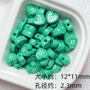 17-green / See pictures for size (sold by the piece)