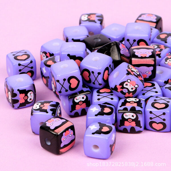 oly-e3c2e963731b45d4eb792cf21bc66eac Wholesale Dark Witch Purple Acrylic Loose Beads for DIY Phone Charms Car Hanging Craft Accessories