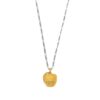 Wholesale Retro Fruit Pendant Necklace Electroplating Copper Pomegranate Charm Electroplated Copper Jewelry Accessory For Boutique Resale
