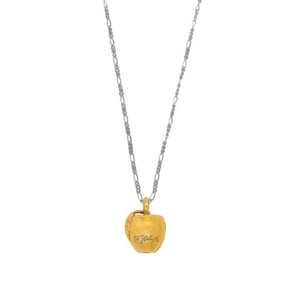 Wholesale Retro Fruit Pendant Necklace Electroplating Copper Pomegranate Charm Electroplated Copper Jewelry Accessory For Boutique Resale