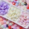 oly-e3fe18bdf20de54b0d9693c5509fd191 Wholesale Acrylic UV Plated Light Purple Chubby Star Beads for DIY Jewelry Phone Charm Necklace Craft Accessories