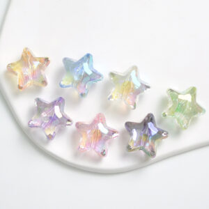 08-five-pointed star mixed color / See details for dimensions