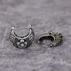 oly-e4594ba64a34459e1c273e202f0cb388 Wholesale Vintage Boho Silver Tone Alloy Moon Crescent Sunflower Drop Earrings Fashion Jewelry Accessory For Gift Boutique Resale
